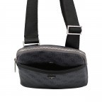 Umhängetasche Milano mit Tabletfach Dark Black, Farbe: schwarz, Marke: Guess, EAN: 7621701037640, Abmessungen in cm: 20x23x3, Bild 7 von 8