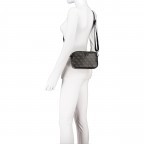 Tasche Vezzola Black, Farbe: schwarz, Marke: Guess, EAN: 7628067763084, Abmessungen in cm: 21x14x5, Bild 6 von 7