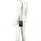 Handytasche Paper Bag Mobile Pouch Carter Black, Farbe: schwarz, Marke: Liebeskind Berlin, EAN: 4064657035934, Abmessungen in cm: 10x17.5x2.5, Bild 3 von 6