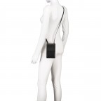 Handytasche Paper Bag Mobile Pouch Carter Black, Farbe: schwarz, Marke: Liebeskind Berlin, EAN: 4064657035934, Abmessungen in cm: 10x17.5x2.5, Bild 4 von 6