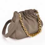 Umhängetasche Soft Volume Camille Silky Leather Taupe Brown, Farbe: taupe/khaki, Marke: Les Visionnaires, EAN: 4260711679810, Abmessungen in cm: 32x22x12, Bild 2 von 6