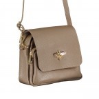 Umhängetasche Taupe, Farbe: taupe/khaki, Marke: Hausfelder Manufaktur, EAN: 4065646012806, Abmessungen in cm: 20.5x19x8, Bild 2 von 6