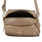 Umhängetasche Taupe, Farbe: taupe/khaki, Marke: Hausfelder Manufaktur, EAN: 4065646012806, Abmessungen in cm: 20.5x19x8, Bild 6 von 6