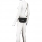 Umhängetasche Swim Relove Recycle Nero, Farbe: schwarz, Marke: Valentino Bags, EAN: 8058043878485, Abmessungen in cm: 21.5x12.5x5.5, Bild 5 von 6