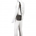 Umhängetasche Vezzola Smart Crossbag Brown Ochre, Farbe: braun, Marke: Guess, EAN: 7621701037855, Abmessungen in cm: 14x17x6, Bild 4 von 6