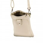 Umhängetasche / Handytasche mit austauschbaren Riemen und Goldfittings Schwarz, Farbe: schwarz, Marke: Hausfelder Manufaktur, EAN: 4065646013964, Abmessungen in cm: 14.5x20.5x1, Bild 6 von 6