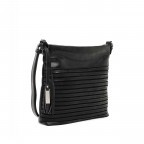 Umhängetasche Liane Black, Farbe: schwarz, Marke: Tamaris, EAN: 4063512081369, Abmessungen in cm: 26x25x5, Bild 2 von 5