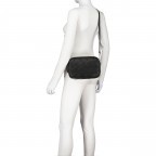Umhängetasche Weave Emily Silky Leather Black, Farbe: schwarz, Marke: Les Visionnaires, EAN: 4262415526780, Abmessungen in cm: 24x16x6.3, Bild 7 von 9