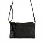 Umhängetasche Finja Crossbody, Farbe: schwarz, cognac, Marke: Flanigan, Abmessungen in cm: 20.5x14x4.5, Bild 9 von 9