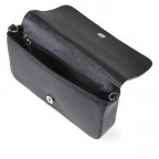 Umhängetasche Materia, Farbe: schwarz, metallic, Marke: Valentino Bags, Abmessungen in cm: 25x13x5.5, Bild 6 von 6