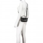 Umhängetasche Le Pliage Xtra XS 987-34205, Farbe: schwarz, cognac, beige, Marke: Longchamp, Abmessungen in cm: 17x11x5.5, Bild 6 von 7
