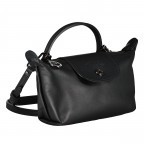 Umhängetasche Le Pliage Xtra XS 987-34205, Farbe: schwarz, cognac, beige, Marke: Longchamp, Abmessungen in cm: 17x11x5.5, Bild 2 von 7
