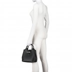 Handtasche Roseau S variabel in der Form, Farbe: schwarz, grau, braun, beige, Marke: Longchamp, Abmessungen in cm: 20x20x13.5, Bild 5 von 9