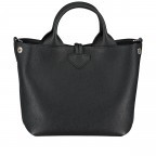 Handtasche Roseau S variabel in der Form, Farbe: schwarz, grau, braun, beige, Marke: Longchamp, Abmessungen in cm: 20x20x13.5, Bild 3 von 9
