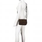 Umhängetasche Willow Crossbody Bag Suede, Marke: Abro, Abmessungen in cm: 22x16.5x7.5, Bild 5 von 6