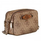 Umhängetasche Izzy, Farbe: anthrazit, cognac, Marke: Guess, Abmessungen in cm: 20x13x7, Bild 2 von 6