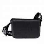 Umhängetasche Bel Crossbody Flap, Farbe: schwarz, beige, Marke: HUGO, Abmessungen in cm: 20x14x7.5, Bild 3 von 6