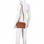Umhängetasche Lidney Crossbody, Farbe: schwarz, cognac, Marke: Boss, Abmessungen in cm: 23x15.5x8.5, Bild 4 von 6