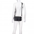 Umhängetasche Anett New Shoulderbag, Farbe: schwarz, beige, Marke: BOSS, Abmessungen in cm: 26x15.5x6, Bild 7 von 8