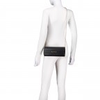 Umhängetasche / Clutch Sofie, Farbe: schwarz, beige, metallic, Marke: Valentino Bags, Abmessungen in cm: 24.2x11x5.5, Bild 5 von 6