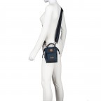 Umhängetasche Nano Bag, Farbe: schwarz, blau/petrol, cognac, beige, Marke: Cabaia, Abmessungen in cm: 12x19x8.5, Bild 6 von 8