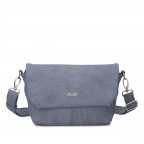 Umhängetasche Mademoiselle M40, Farbe: schwarz, grau, blau/petrol, beige, metallic, Marke: Zwei, Abmessungen in cm: 28x15x9, Bild 1 von 8