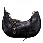 Umhängetasche Vejen Halfmoon Pochette, Farbe: schwarz, weiß, Marke: Seidenfelt, Abmessungen in cm: 26.5x16x0, Bild 1 von 9