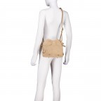 Umhängetasche Cool Companion Suede S TAUPE/Mocha, Farbe: taupe/khaki, Marke: Hey Marly, EAN: 4262484652748, Abmessungen in cm: 28x24x16, Bild 6 von 7