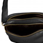 Umhängetasche mit Goldfittings, Marke: Hausfelder Manufaktur, Abmessungen in cm: 22x17.5x7, Bild 6 von 6