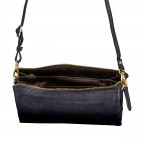 Umhängetasche Nappa mit Goldfittings, Farbe: schwarz, beige, weiß, Marke: Hausfelder Manufaktur, Abmessungen in cm: 23x14x3, Bild 6 von 6