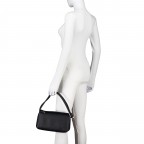 Tasche Roseau M, Farbe: schwarz, beige, Marke: Longchamp, Abmessungen in cm: 26x12x9, Bild 5 von 6