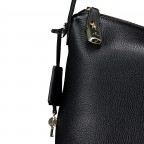 Beuteltasche Delia S, Farbe: schwarz, rot/weinrot, Marke: AIGNER, Abmessungen in cm: 27x15x9, Bild 9 von 9