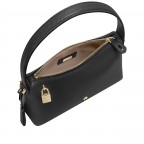 Beuteltasche Delia S, Farbe: schwarz, rot/weinrot, Marke: AIGNER, Abmessungen in cm: 27x15x9, Bild 7 von 9