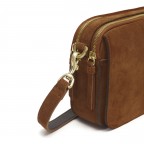 Umhängetasche Essential Emily Cozy, Farbe: grau, braun, cognac, Marke: Les Visionnaires, Abmessungen in cm: 23x16.5x6.5, Bild 6 von 6