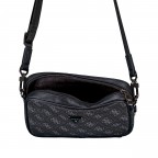 Handgelenktasche / Umhängetasche Milano Camera Bag, Farbe: schwarz, braun, grün/oliv, Marke: Guess, Abmessungen in cm: 21x14x5.5, Bild 7 von 7