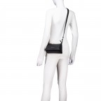 Umhängetasche Helen, Farbe: schwarz, weiß, Marke: Valentino Bags, Abmessungen in cm: 18.5x11x10.5, Bild 6 von 8