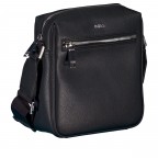 Umhängetasche Daxter Reporter Bag, Farbe: schwarz, braun, Marke: BOSS, Abmessungen in cm: 19x20x6, Bild 2 von 7