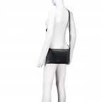 Umhängetasche Flat Small, Farbe: schwarz, beige, Marke: Biasia, Abmessungen in cm: 38.5x18x0.7, Bild 5 von 6