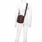 Umhängetasche, Marke: Hausfelder Manufaktur, Abmessungen in cm: 16.5x21x9, Bild 5 von 6