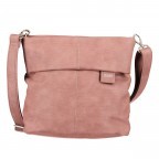 Umhängetasche Mademoiselle M8 vegan, Farbe: schwarz, anthrazit, grau, blau/petrol, braun, cognac, taupe/khaki, grün/oliv, rot/weinrot, rosa/pink, orange, gelb, beige, metallic, Marke: Zwei, Abmessungen in cm: 23x25x10, Bild 1 von 9