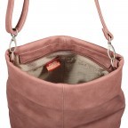 Umhängetasche Mademoiselle M8 vegan, Farbe: schwarz, anthrazit, grau, blau/petrol, braun, cognac, taupe/khaki, grün/oliv, rot/weinrot, rosa/pink, orange, gelb, beige, Marke: Zwei, Abmessungen in cm: 23x25x10, Bild 8 von 9