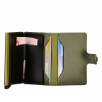Geldbörse Miniwallet Crisple Kelp, Farbe: grün/oliv, Marke: Secrid, EAN: 8718215284901, Abmessungen in cm: 6.8x10.2x1.6, Bild 3 von 5