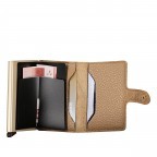 Geldbörse Miniwallet Pebble mit RFID-Schutz Cappuccino, Farbe: braun, Marke: Secrid, EAN: 8718215284864, Abmessungen in cm: 6.5x10.2x2.1, Bild 3 von 5