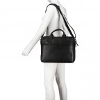 Aktentasche Frazer mit Laptopfach 15 Zoll Black, Farbe: schwarz, Marke: The Chesterfield Brand, EAN: 8719241111445, Abmessungen in cm: 38x29x10, Bild 4 von 9