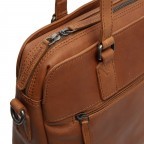 Shopper Pretoria mit Laptopfach 15 Zoll Cognac, Farbe: cognac, Marke: The Chesterfield Brand, EAN: 8719241111681, Abmessungen in cm: 35.5x29x10, Bild 8 von 9