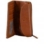 Geldbörse Riley mit RFID-Schutz Cognac, Farbe: cognac, Marke: Hausfelder Manufaktur, EAN: 4065646020849, Abmessungen in cm: 19x10x2.2, Bild 4 von 4