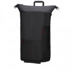 Rollenreisetasche Ecodiver Foldable Duffle Wheel 4-in-1 erweiterbar Black, Farbe: schwarz, Marke: Samsonite, EAN: 5400520261038, Abmessungen in cm: 40x41x25, Bild 7 von 23