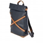 Rucksack Japan Yokohama Night Blue, Farbe: blau/petrol, Marke: Aunts & Uncles, EAN: 4250394975255, Abmessungen in cm: 28x40x10, Bild 2 von 8