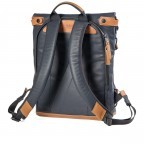 Rucksack Japan Yokohama Night Blue, Farbe: blau/petrol, Marke: Aunts & Uncles, EAN: 4250394975255, Abmessungen in cm: 28x40x10, Bild 3 von 8