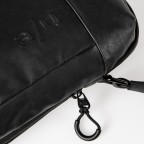Umhängetasche Japan Re Oyabe erweiterbar Black, Farbe: schwarz, Marke: Aunts & Uncles, EAN: 4255717200311, Abmessungen in cm: 22x28x7, Bild 7 von 9